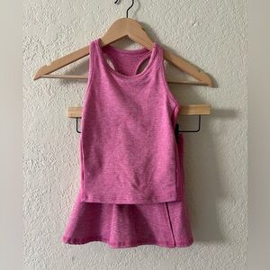 💕 OshKosh B'gosh 💕 Kids Pink Mini Skirt and Top set 6X/6 Top 7/7A